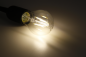 Preview: LED Filament Glühlampe  dimmbar  "Filed", E27, 6W, 600 lm, warmweiß, klar Alternative für 60W Glühbirnen