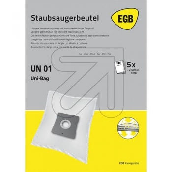 EGB Staubsaugerbeutel XB02 CAP AFK Weltstar, Clatronic, Deawoo Y93 / Y101